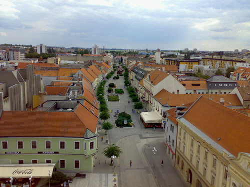 vyhlad z mestskej veze v TT, september 2007